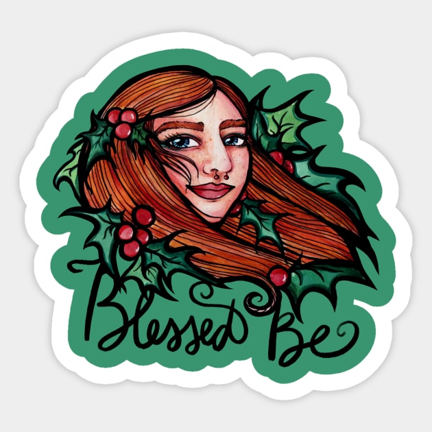 Blessed Be Goddess Sticker by bubbsnugg